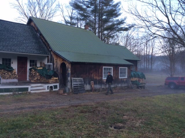 Peter's workshop at Cold River Furniture