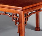 classic chinese lattice table detail